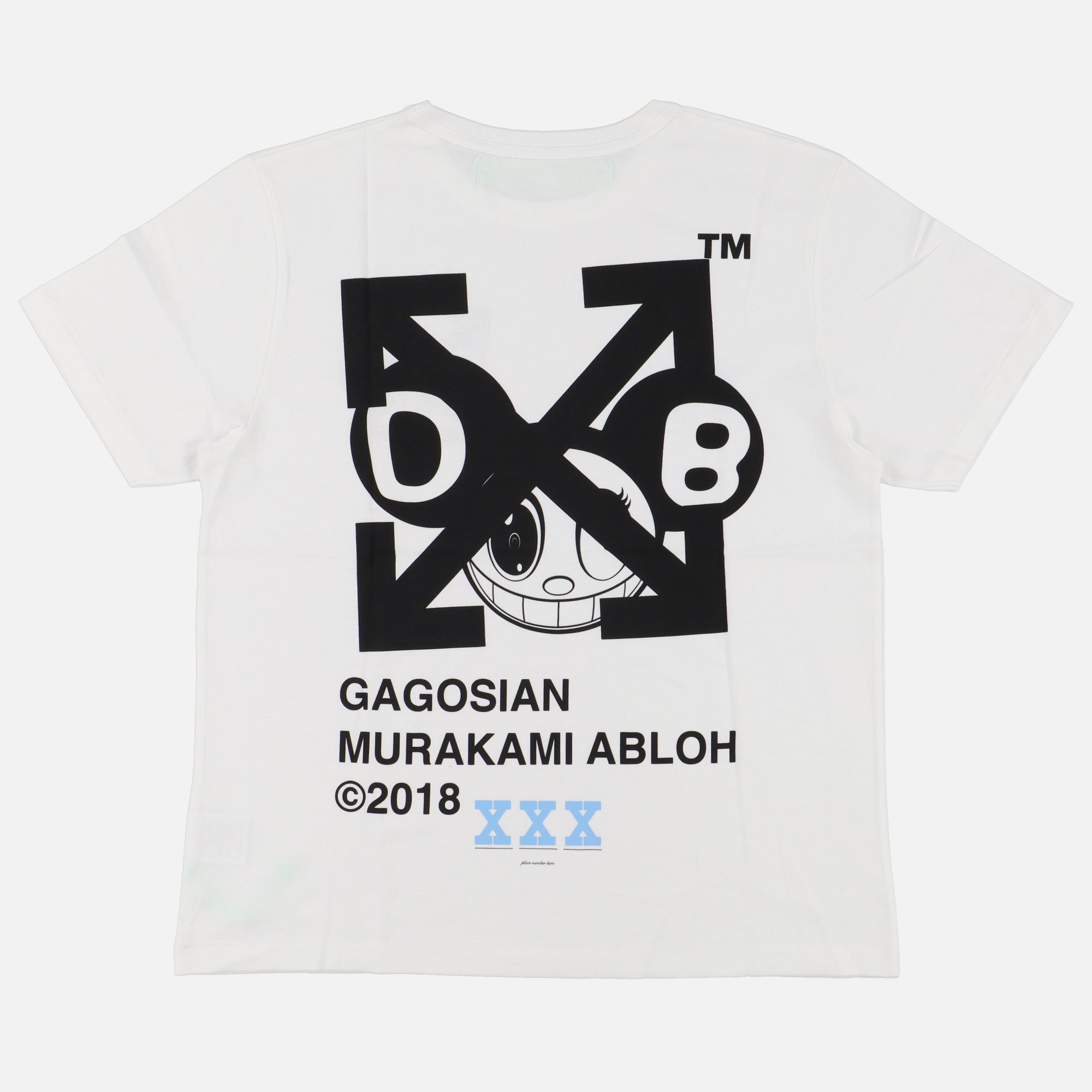 Off-White × Takashi Murakami Future History Gagosian Arrows T