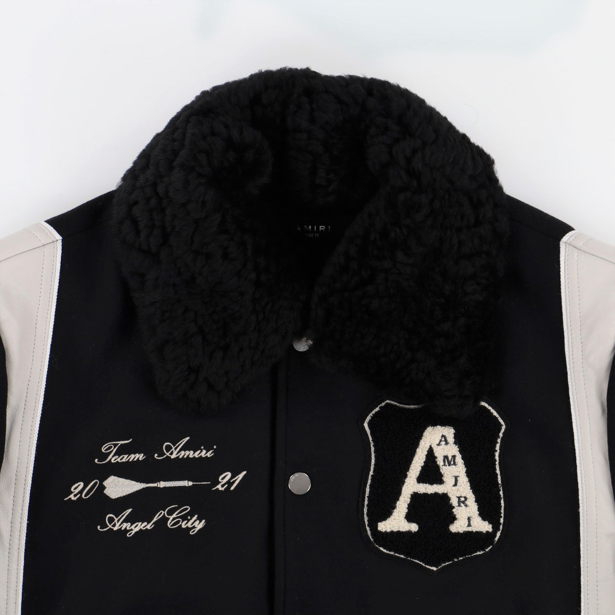 Amiri Black Always on Point Varsity Jacket – Balewink
