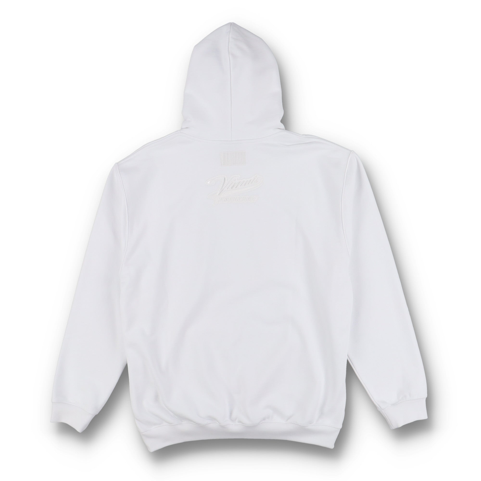 Vetements White Embroidered VTMNTS College Logo Hoodie – Balewink