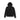Saint Laurent Paris 1 of 1 Black Waxed Cotton Patchwork Hoodie
