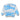 Vetements Blue Sky Clouds Barcode Print Oversized Sweatshirt