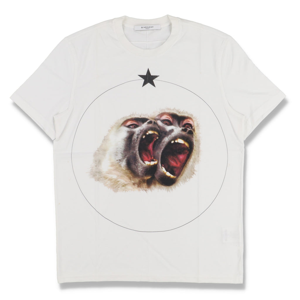 Givenchy White Monkey Brothers T-Shirt