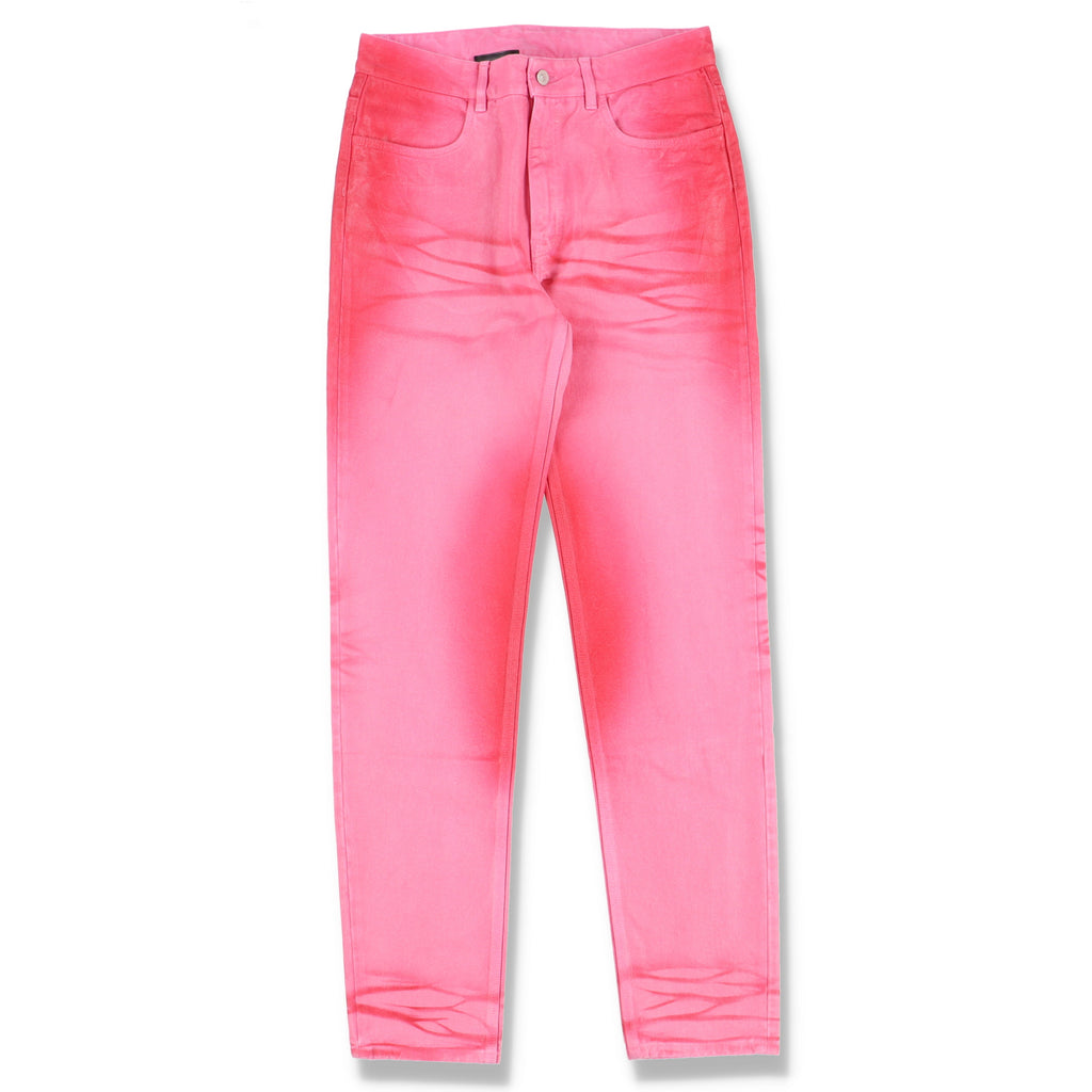 Givenchy Pink Waxed Slim Jeans