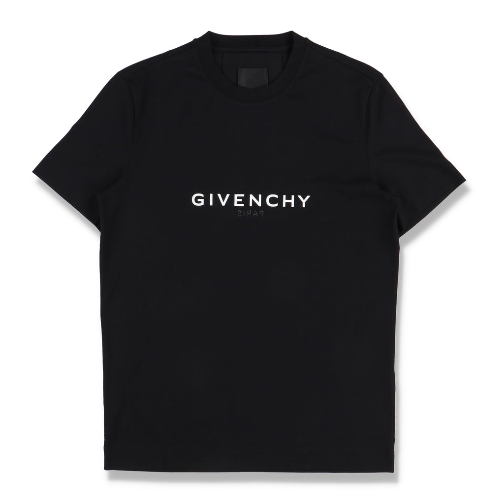 Givenchy Black Reverse Logo T-shirt