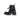 Bottega Veneta Lug Black Lace-Up Ankle Boots