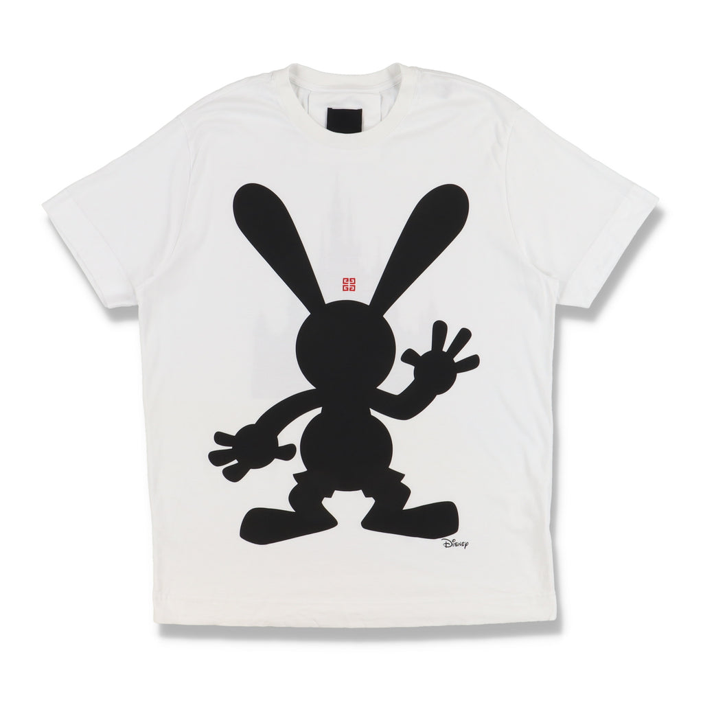 Givenchy x Disney White Oswald 4G Castle Logo T-Shirt