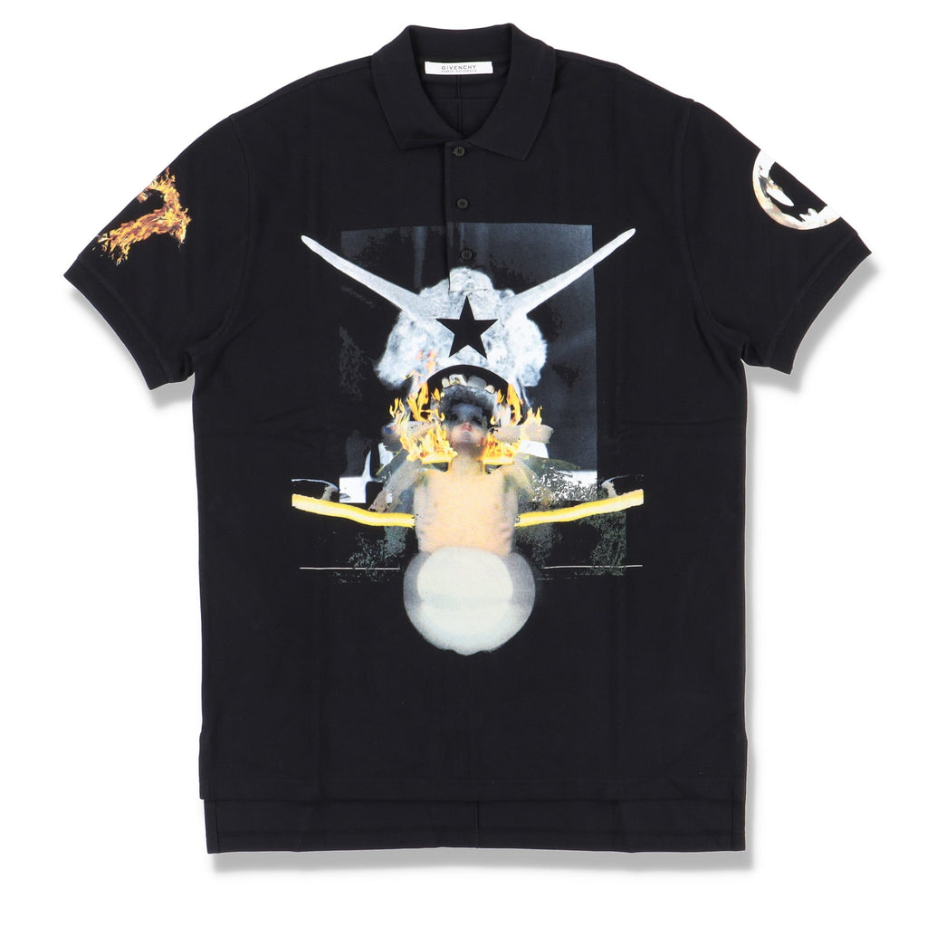 Givenchy 1 of 1 Voodoo Doll Print Polo