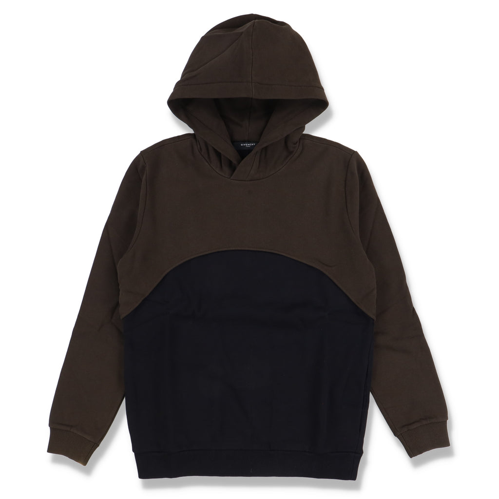 Givenchy Brown and Black Double Layered Hoodie