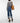Bottega Veneta Mid Blue Curved Shape Cropped Jeans