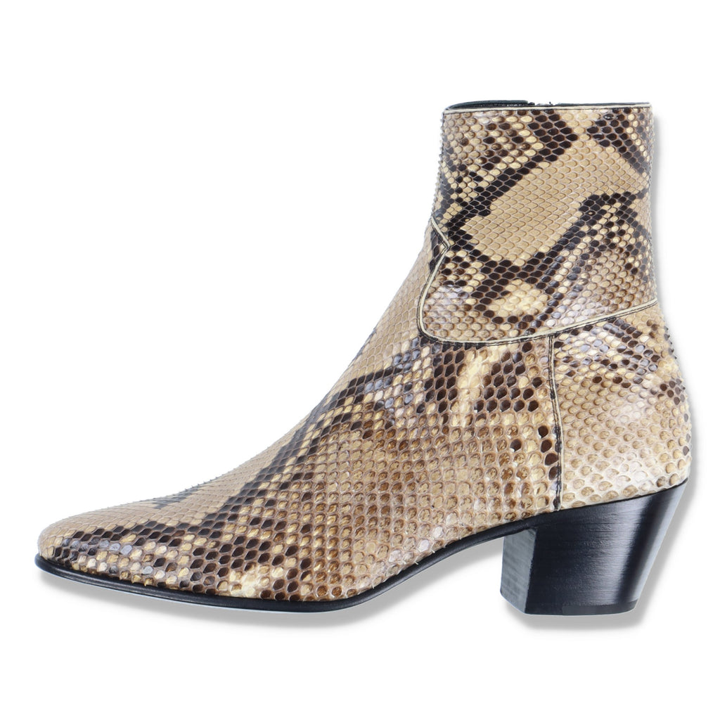 Celine Jacno 60 Zipped Boot in Shiny Python