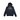 Lanvin Black Embroidered Curb Logo Oversized Hoodie