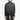 Cole Buxton Black Crochet Logo Oversized Tape Track Jacket
