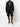 Lanvin Black Embroidered Curb Logo Oversized Hoodie