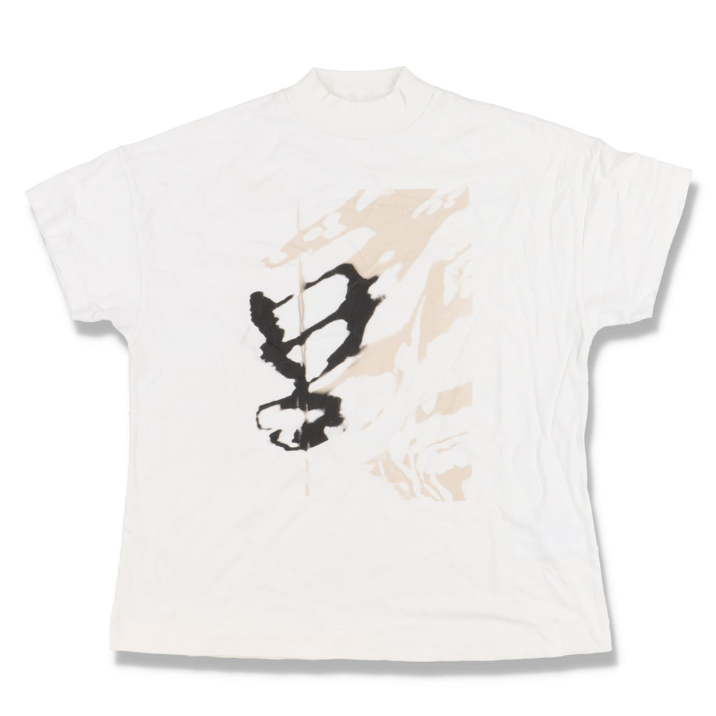 1017 ALYX 9SM White Abstract Print Logo Oversized T-Shirt