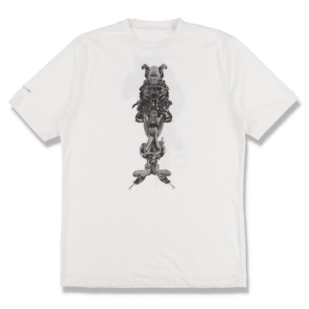1017 ALYX 9SM White Manico Print Sleeve Logo T-Shirt