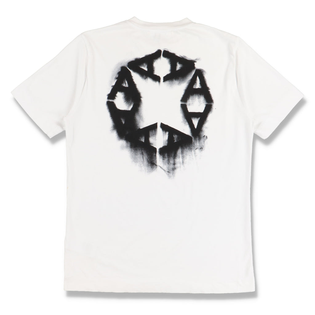 1017 ALYX 9SM White Graffiti A Sphere Logo T-Shirt