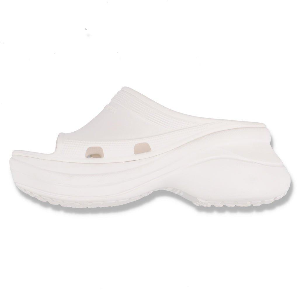 Balenciaga x Crocs White Pool Slides