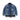 Balenciaga Runway Blue Layered Denim Puffer Jacket