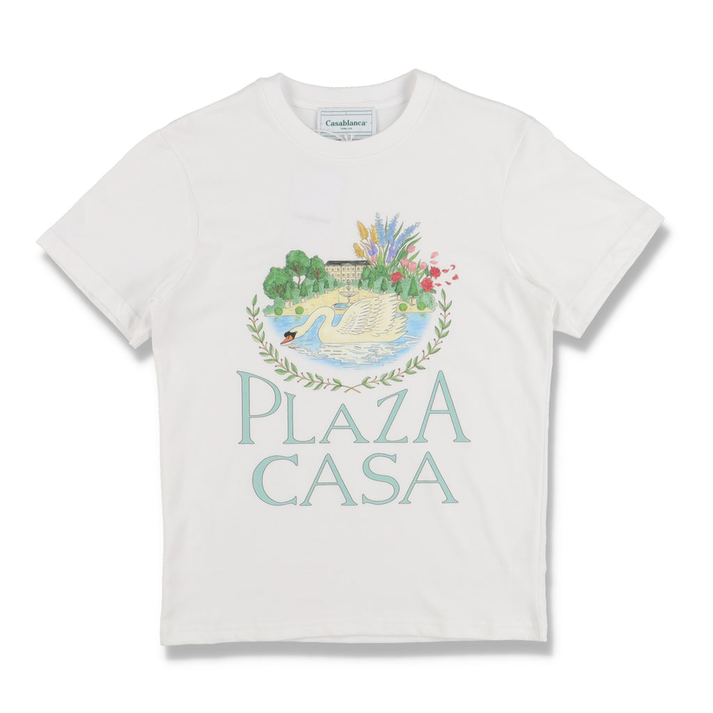 Casablanca White Plaza Casa Print T-shirt