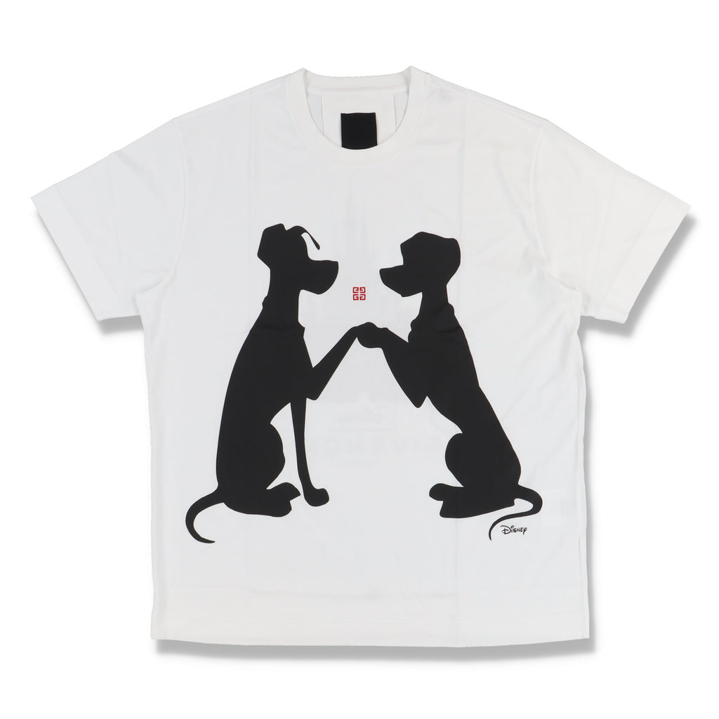 Givenchy x Disney White Dalmatians 4G Castle Logo T-Shirt