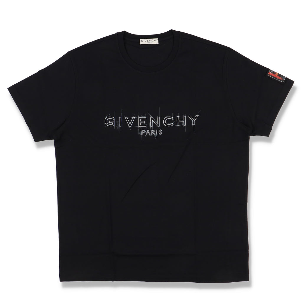 Givenchy Black Sketch Logo T-Shirt
