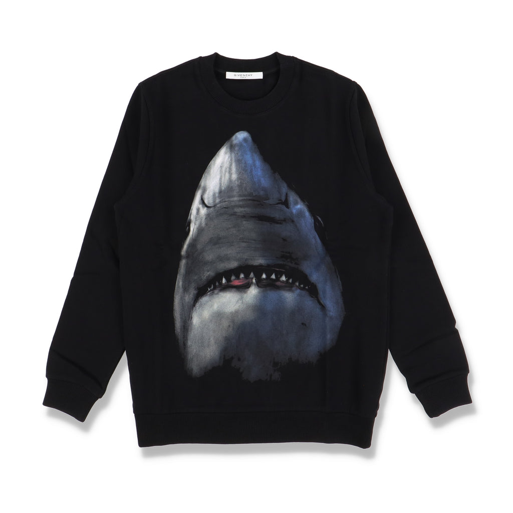 Givenchy Black Shark Print Sweatshirt