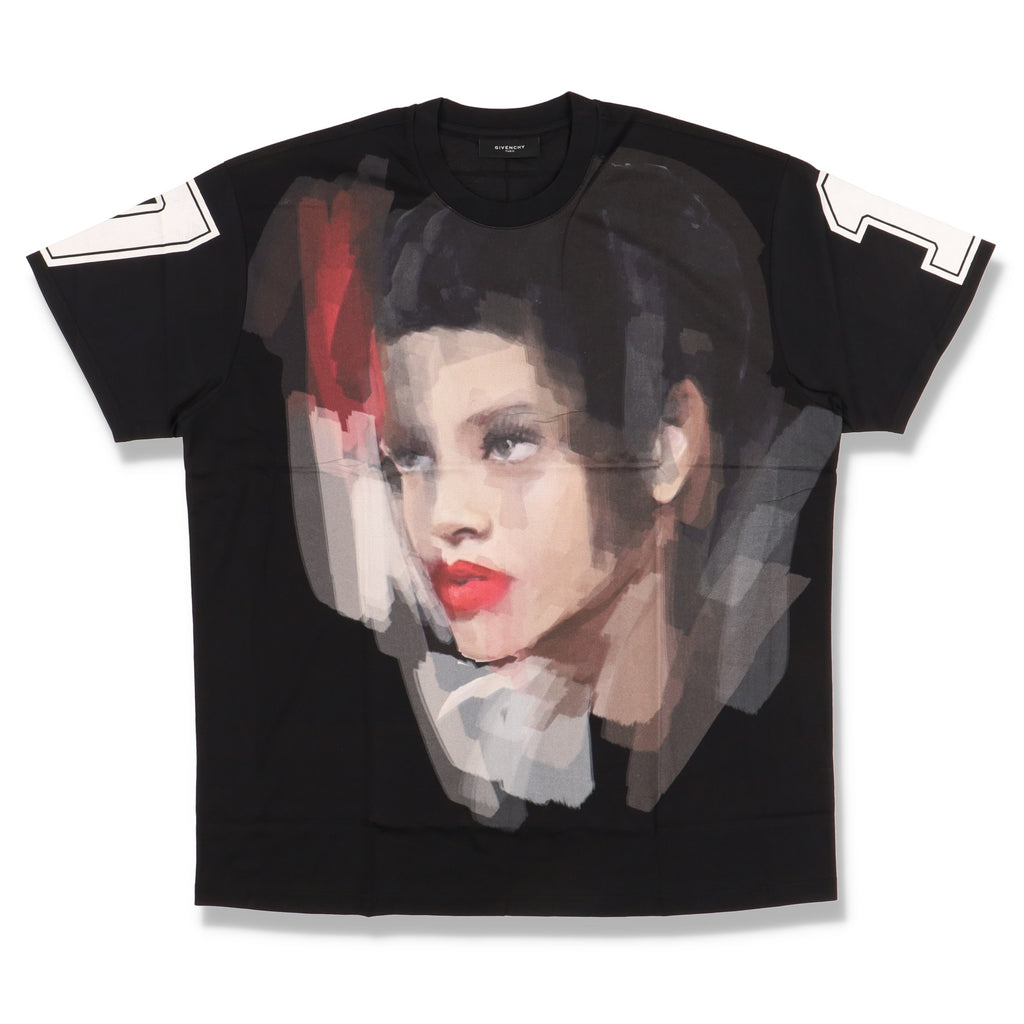 Givenchy 1 of 1 Rihanna Brushstroke Print Oversized T-Shirt