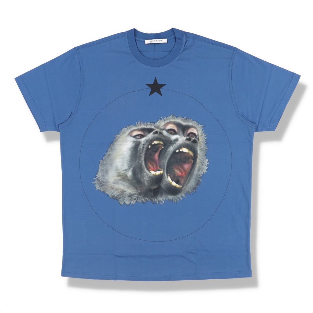 Givenchy 1 of 1 Blue Monkey Brothers Oversized T-Shirt