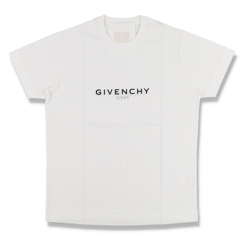 Givenchy White Reverse Logo Oversized T-shirt