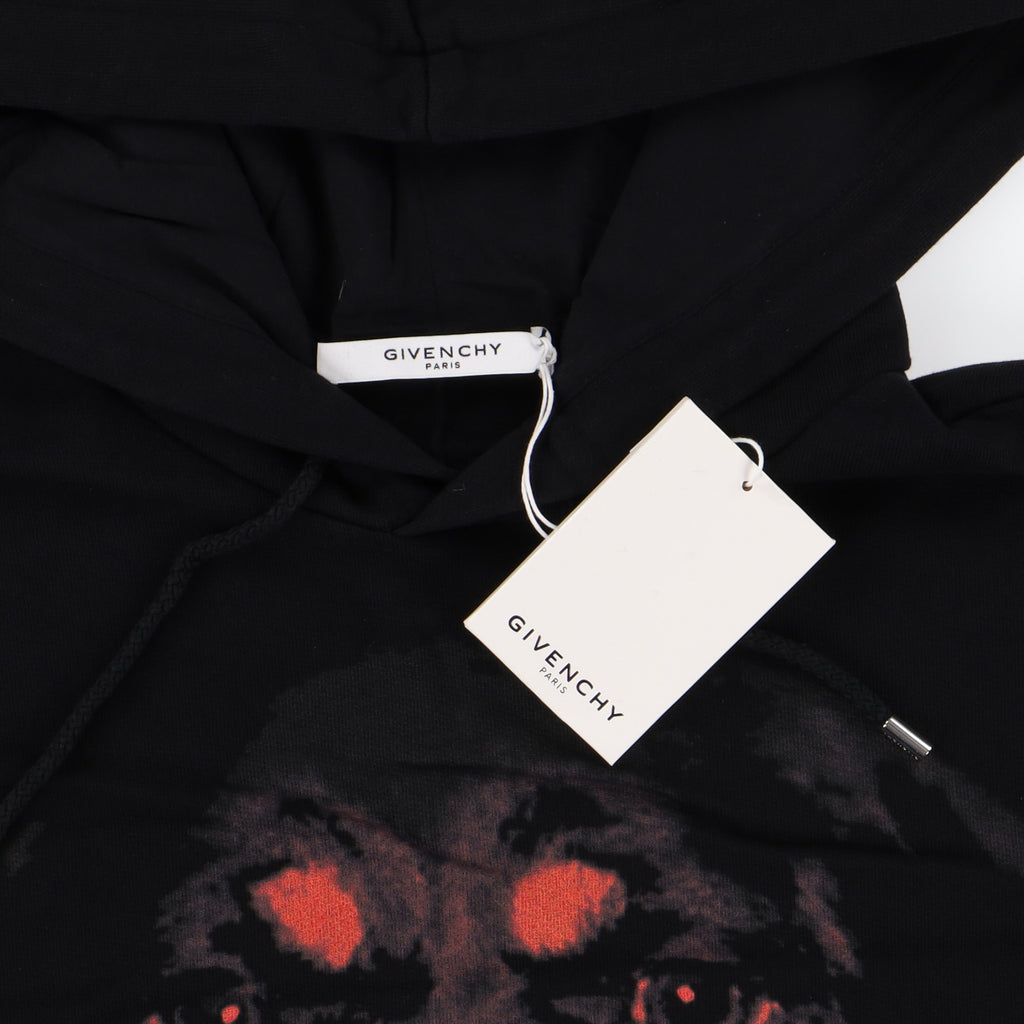 Givenchy black clearance distressed hoodie