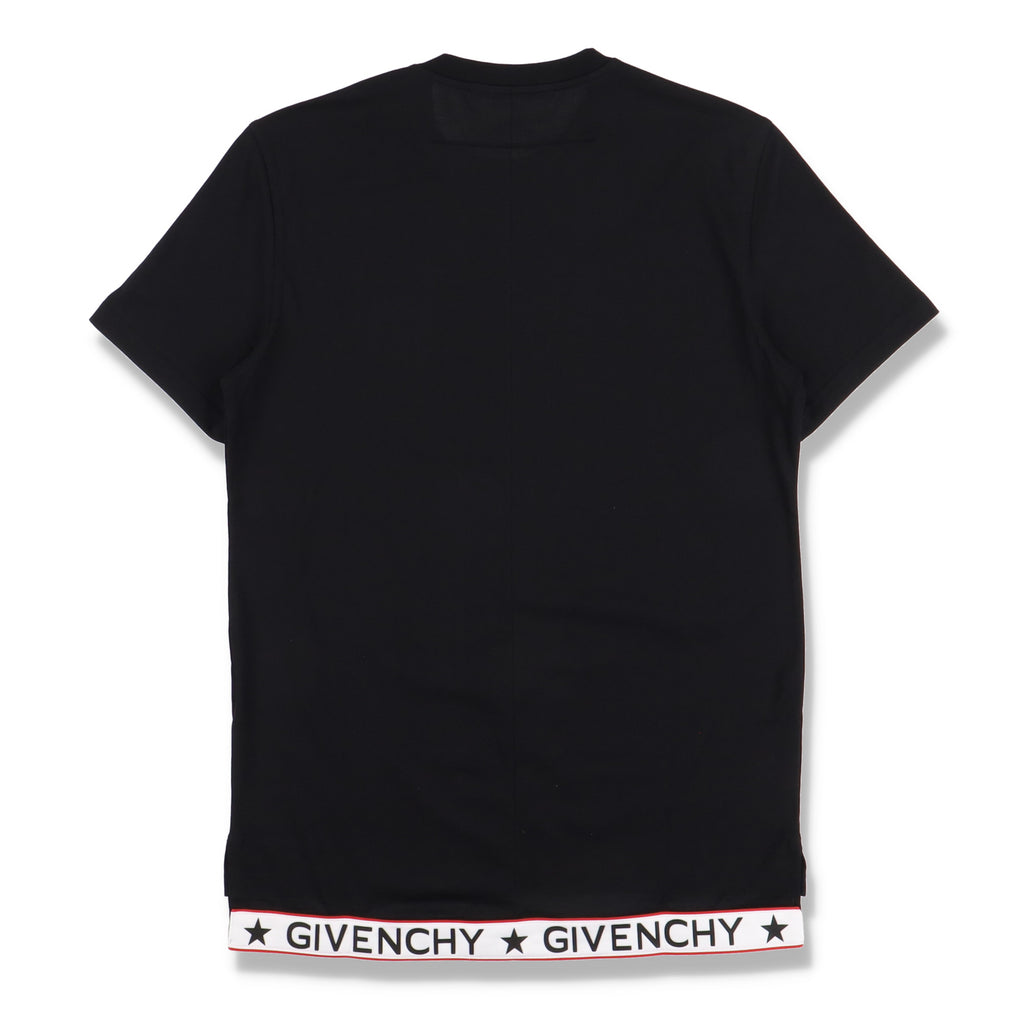 Givenchy Black Logo Tape T-shirt