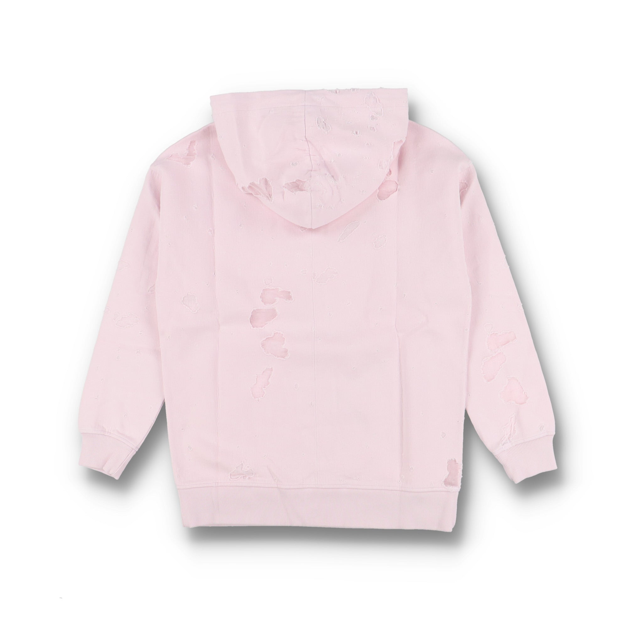 Givenchy Pink Destroyed Logo Oversized Hoodie – Balewink