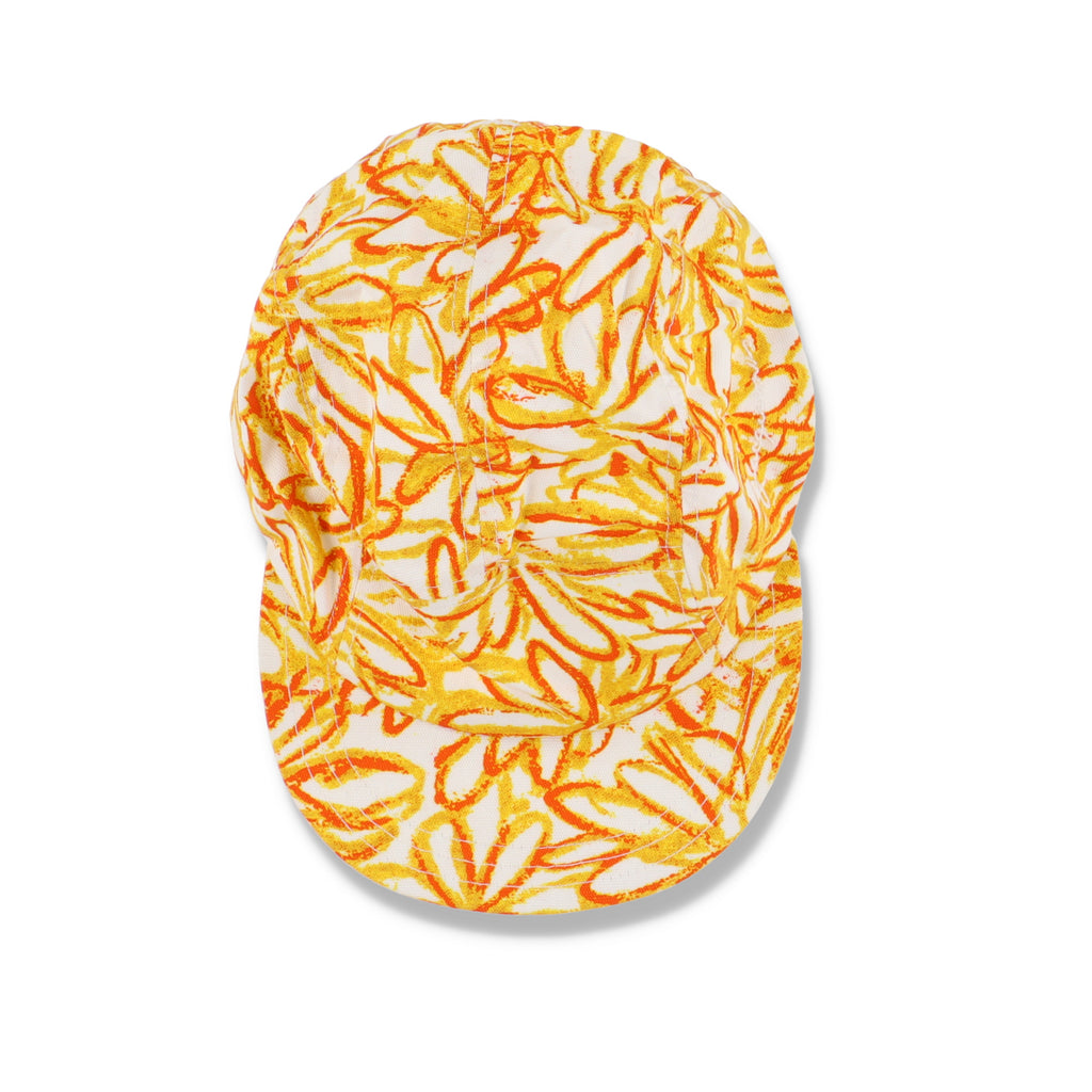 Jacquemus Yellow Floral Embroidered Logo Cap
