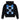 Off-White Black and Blue Checkered Arrows Logo Hoodie