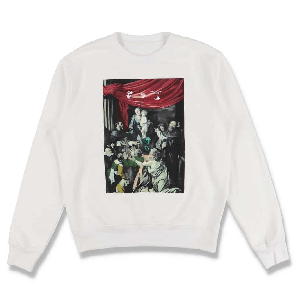 Off-White White Caravaggio Arrows Sweatshirt
