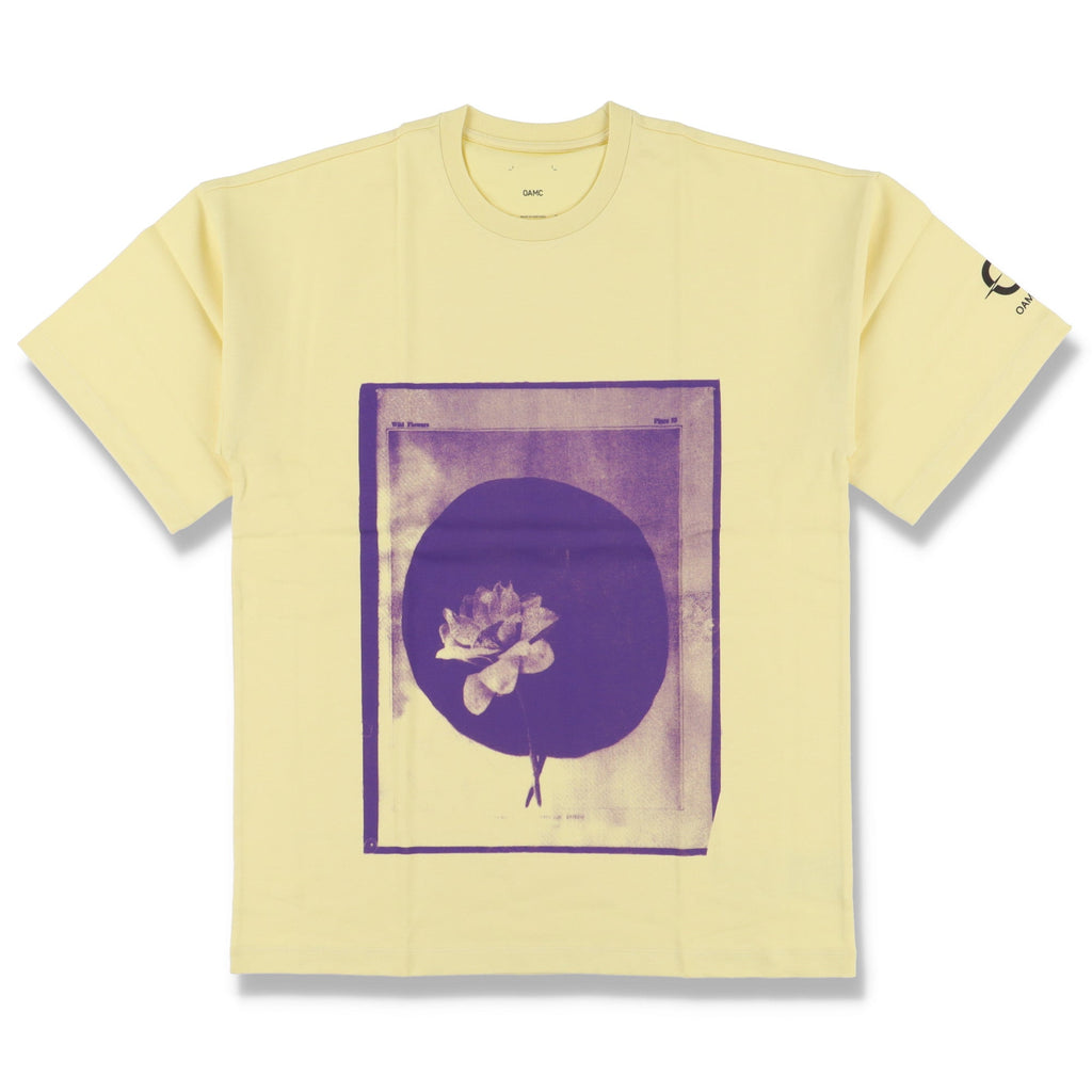 Oamc Yellow Aurora Print T-Shirt