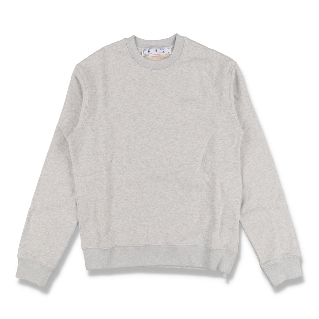 Off white best sale grey sweatshirt