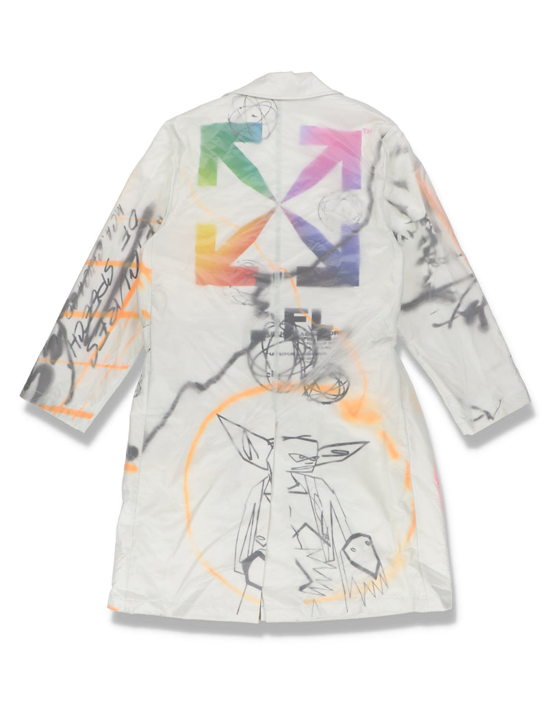 Off-White x Futura  Graffiti Arrows Trench Coat