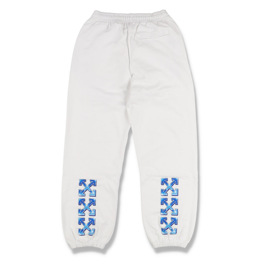 Off-White White Logo Metal Arrows Print Sweatpants