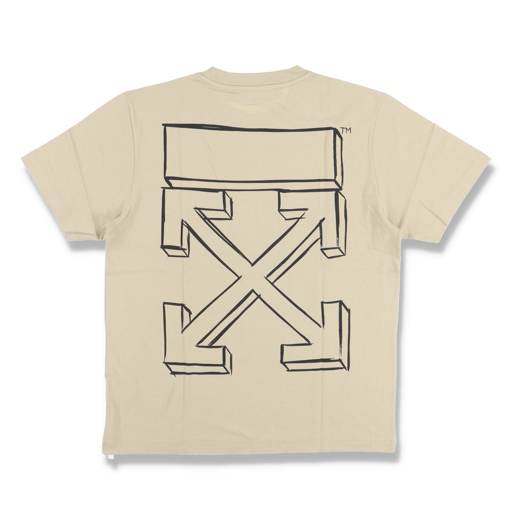 Off-White Beige 3D Arrows T-Shirt