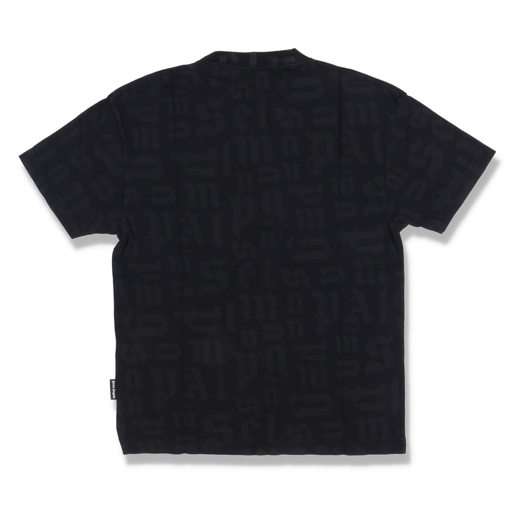Palm Angels Black All Over Logo T-Shirt