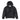 Saint Laurent Paris Black Lambskin Leather Hoodie