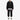 Cole Buxton Black Wool Fleece Bomber Jacket