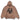 Vetements Washed Brown Anarchy Gothic Logo Oversized Hoodie