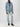 Saint Laurent Paris Santa Monica Blue Knee Rip Skinny Jeans