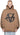 Vetements Washed Brown Anarchy Gothic Logo Oversized Hoodie