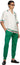 Casablanca Green Embroidered Logo Silk Scarf Sweatpants