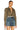 Saint Laurent Paris Khaki Classic Western Distressed Denim Shirt