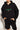 Vetements Black Embroidered Haute Couture Logo Oversized Hoodie