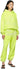 Alexander Wang Fluorescent Yellow Dyed Logo Print Oversized Hoodie